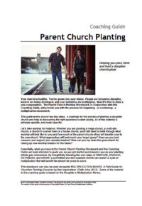 Parenting Church Planting Coaching Guide