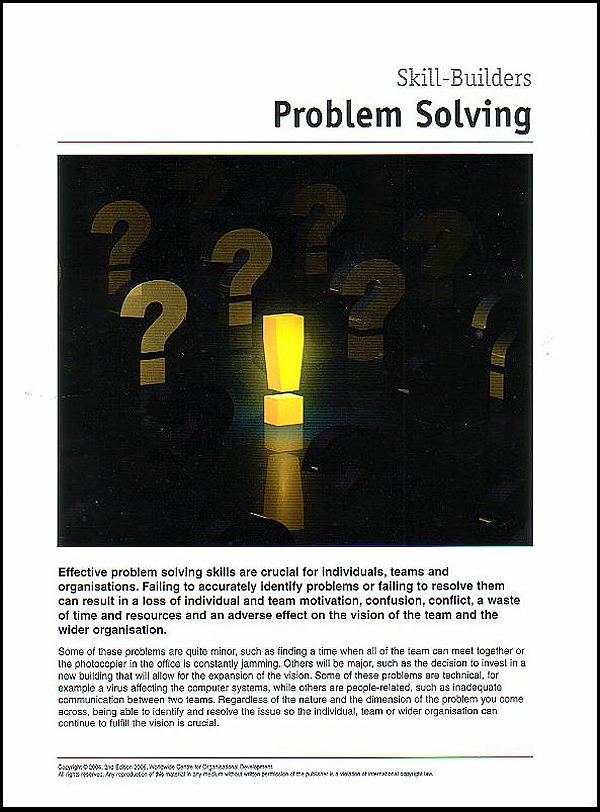 future problem solving example booklet